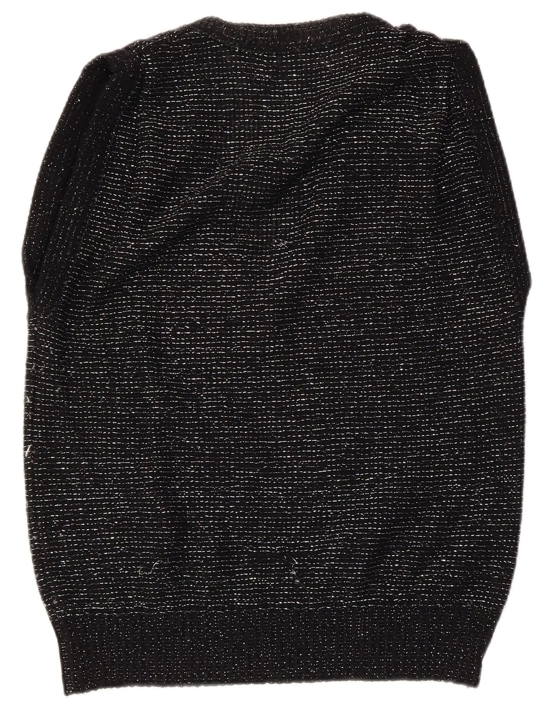 Regata feminina VINTAGE EU 40/42 médio preto manchado acrílico