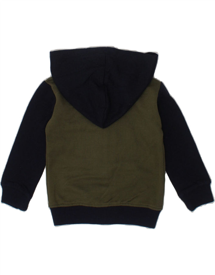 LEE Baby Boys Hoodie Jumper 9-12 Months Khaki Colourblock Cotton Vintage Lee and Second-Hand Lee from Messina Hembry 
