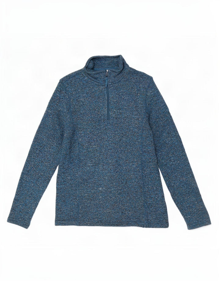 Mountain Warehouse moletom feminino jumper UK 12 médio azul manchado