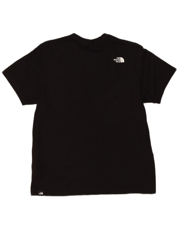 Camiseta gráfica masculina The North Face Top XL algodão preto
