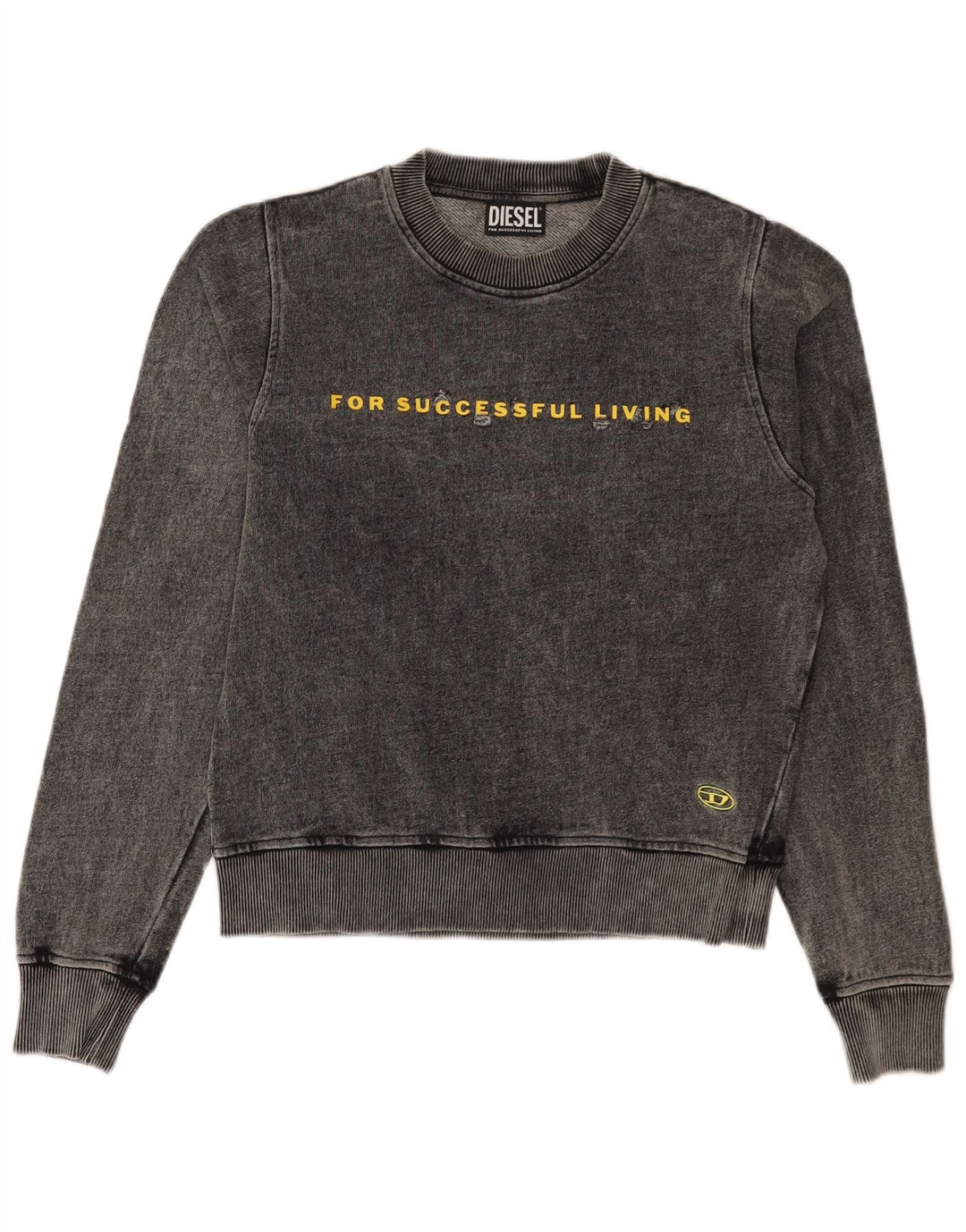 Suéter gráfico masculino Diesel 2XS cinza