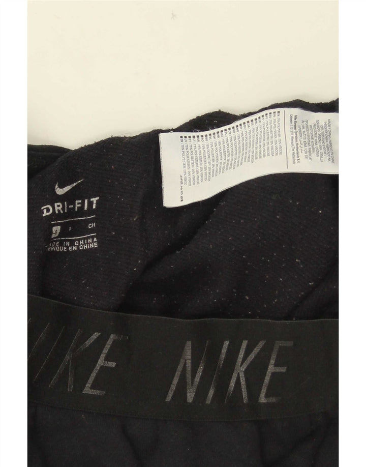 Calça esportiva feminina Nike Dri Fit Graphic UK 10 pequena preta poliéster