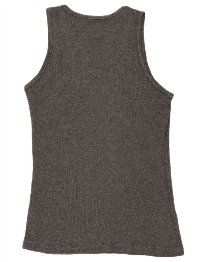 Colete feminino Dickies UK 14 grande algodão cinza