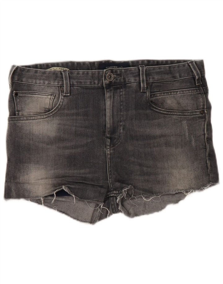 Calça jeans feminina Scotch & Soda W30 algodão cinza médio