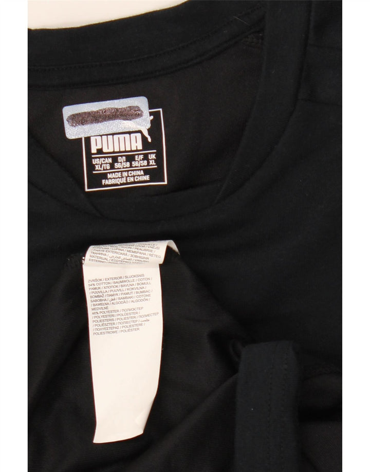 Camiseta masculina Puma Top XL algodão preto