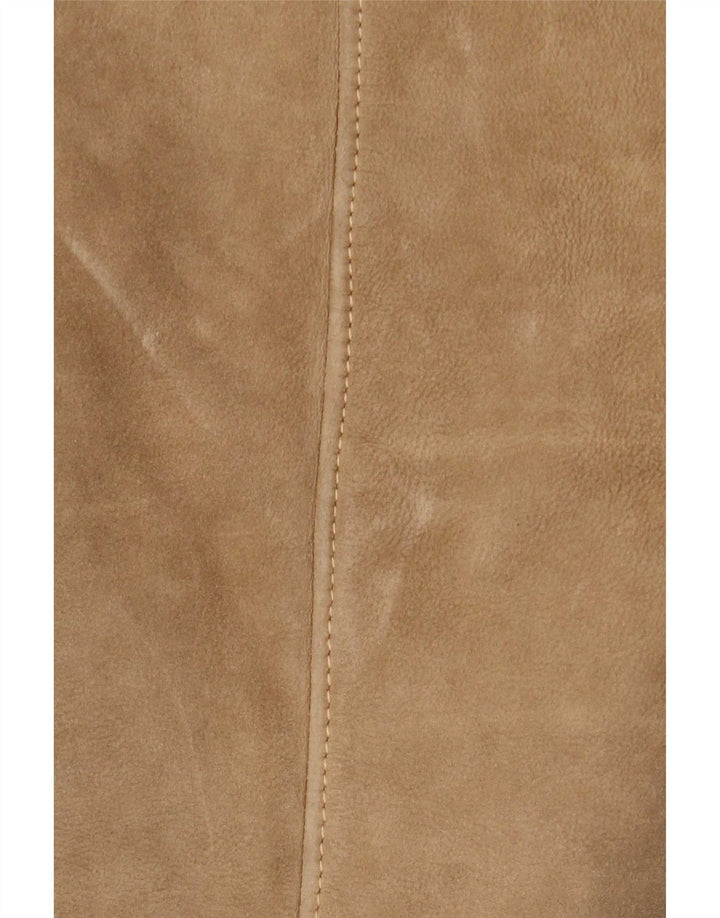 Casaco feminino de shearling Cristiano Di Thiene IT 44 médio bege