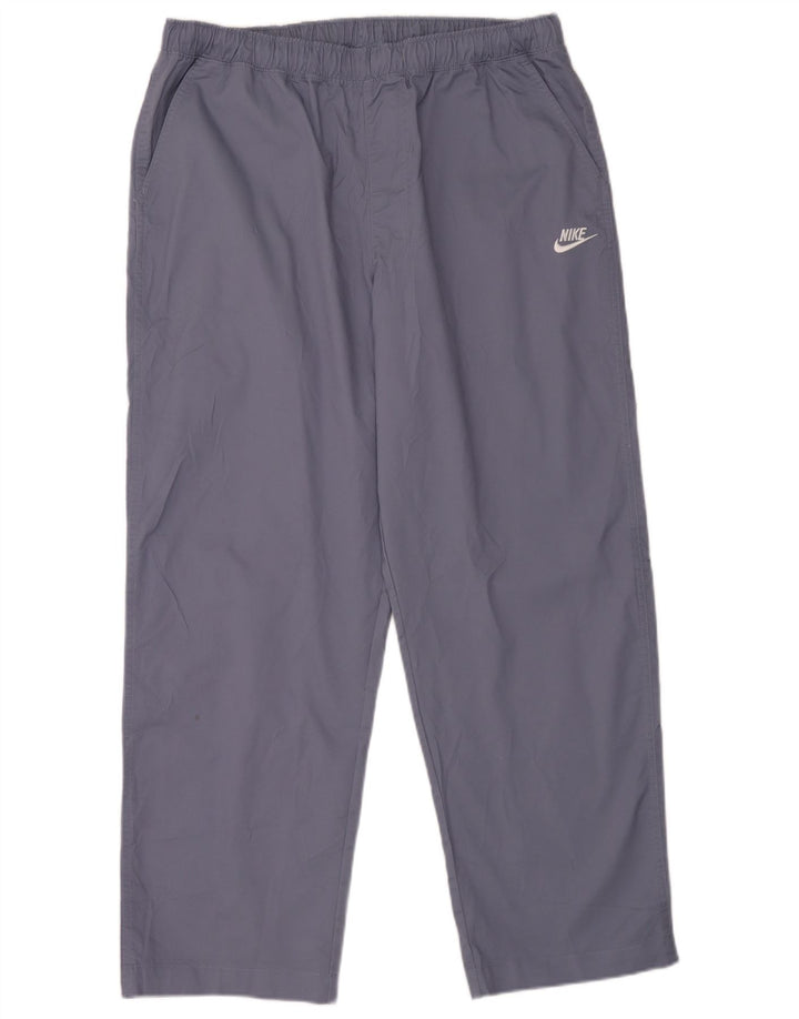 Calça de treino masculina Nike XL azul poliéster
