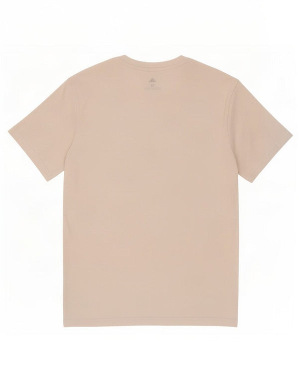 Adidas Mens Camiseta Top Médio Algodão Branco