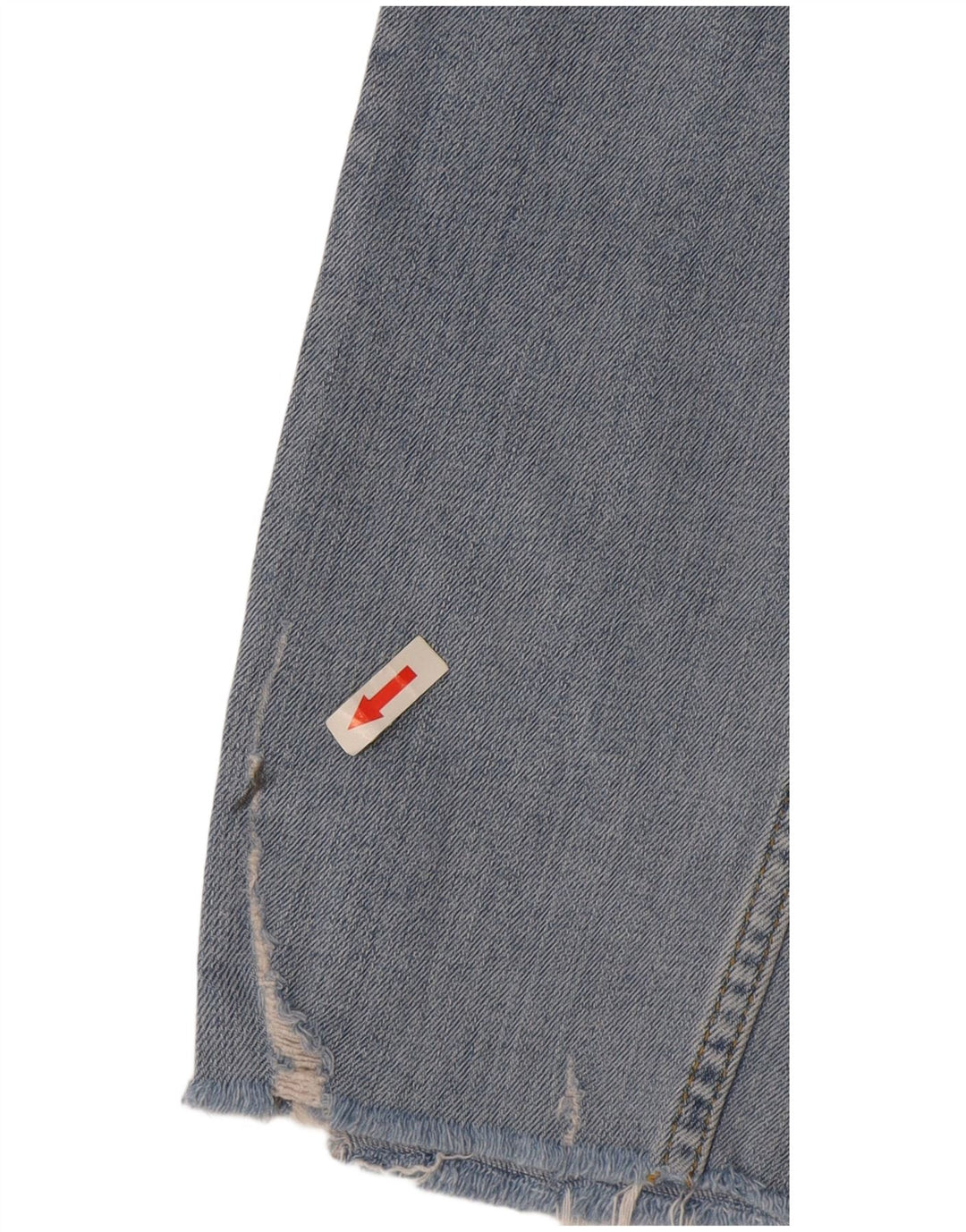 Zara Jeans femininos desgastados slim EU 38 pequeno W28 L26 azul