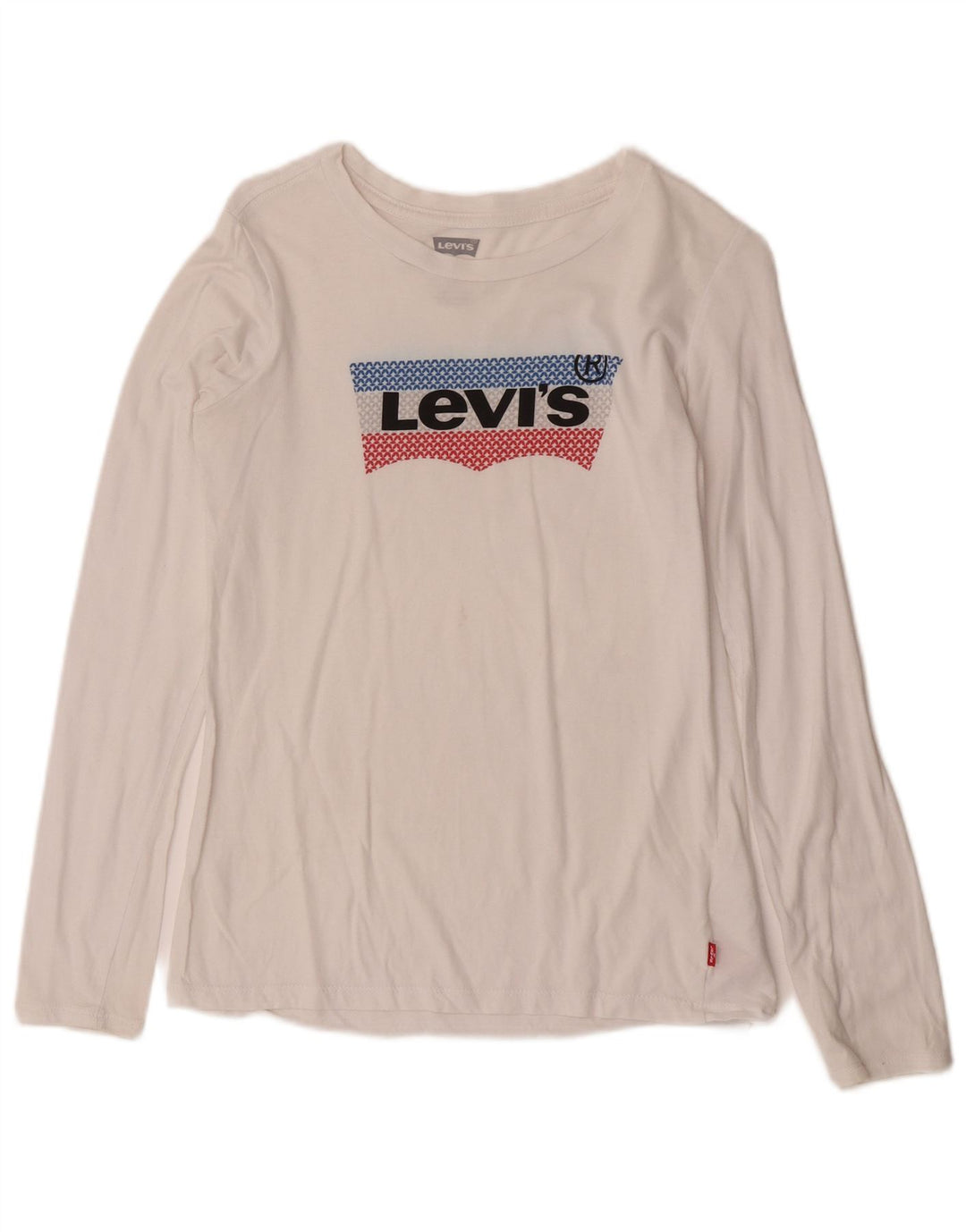 Top gráfico Levi's Boys manga comprida 15-16 anos branco