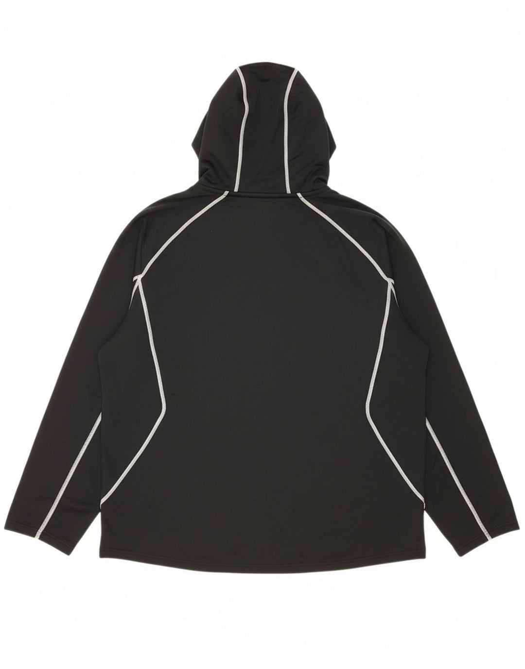 Suéter gráfico masculino Under Armour com capuz grande preto