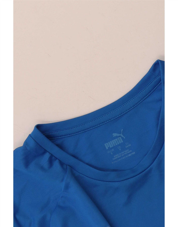 Puma Camiseta Masculina Top Pequeno Azul