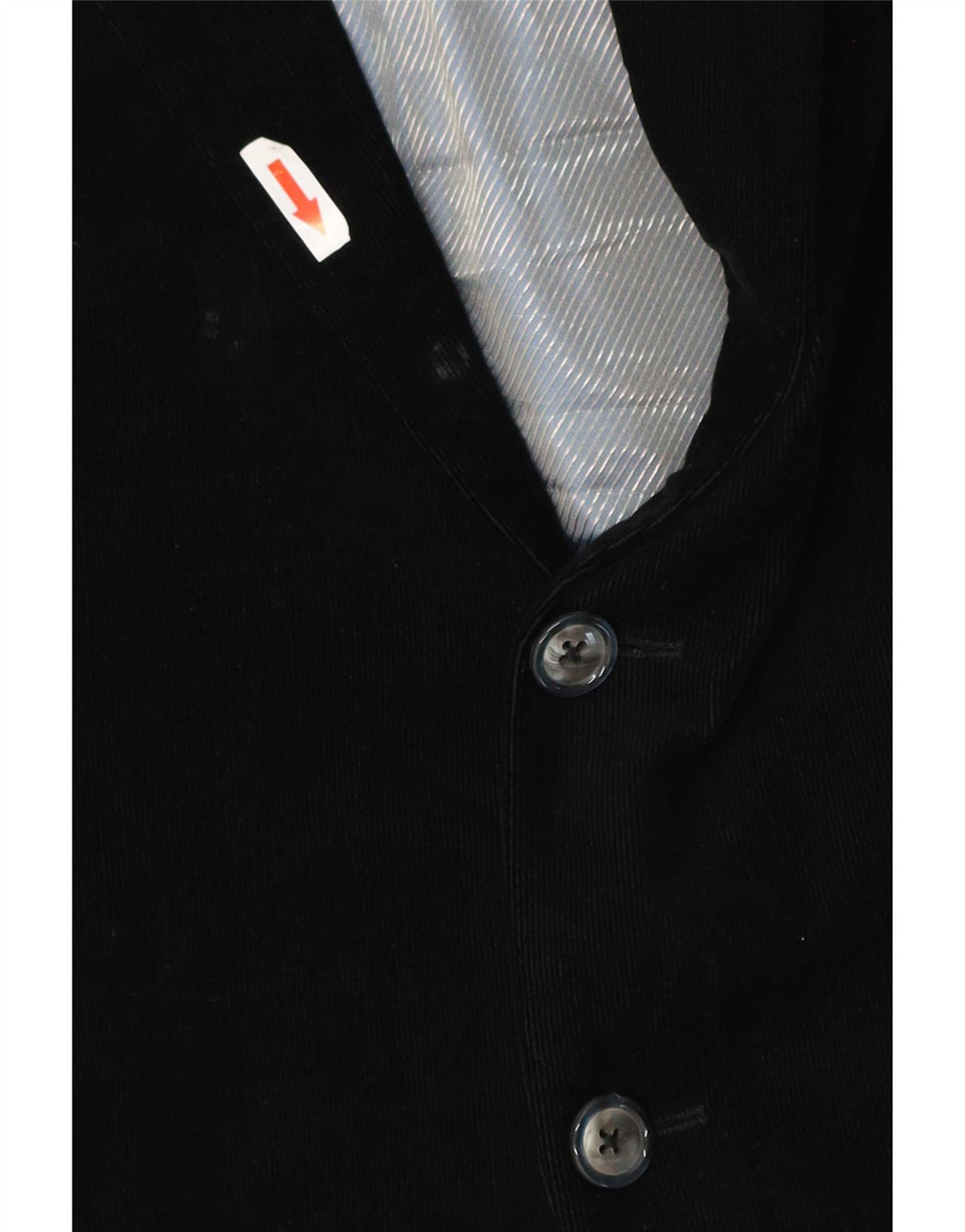 Jaqueta Blazer Masculina Tommy Hilfiger Tailored 2 Botões Reino Unido 46 Pequena Preta