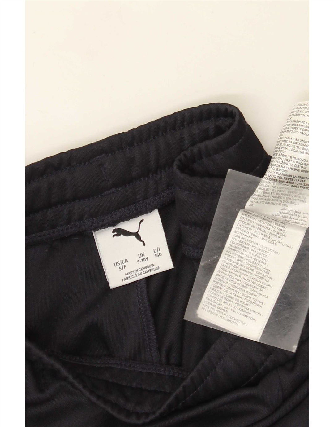 Calças de treino Puma Boys Joggers 9-10 anos azul marinho poliéster