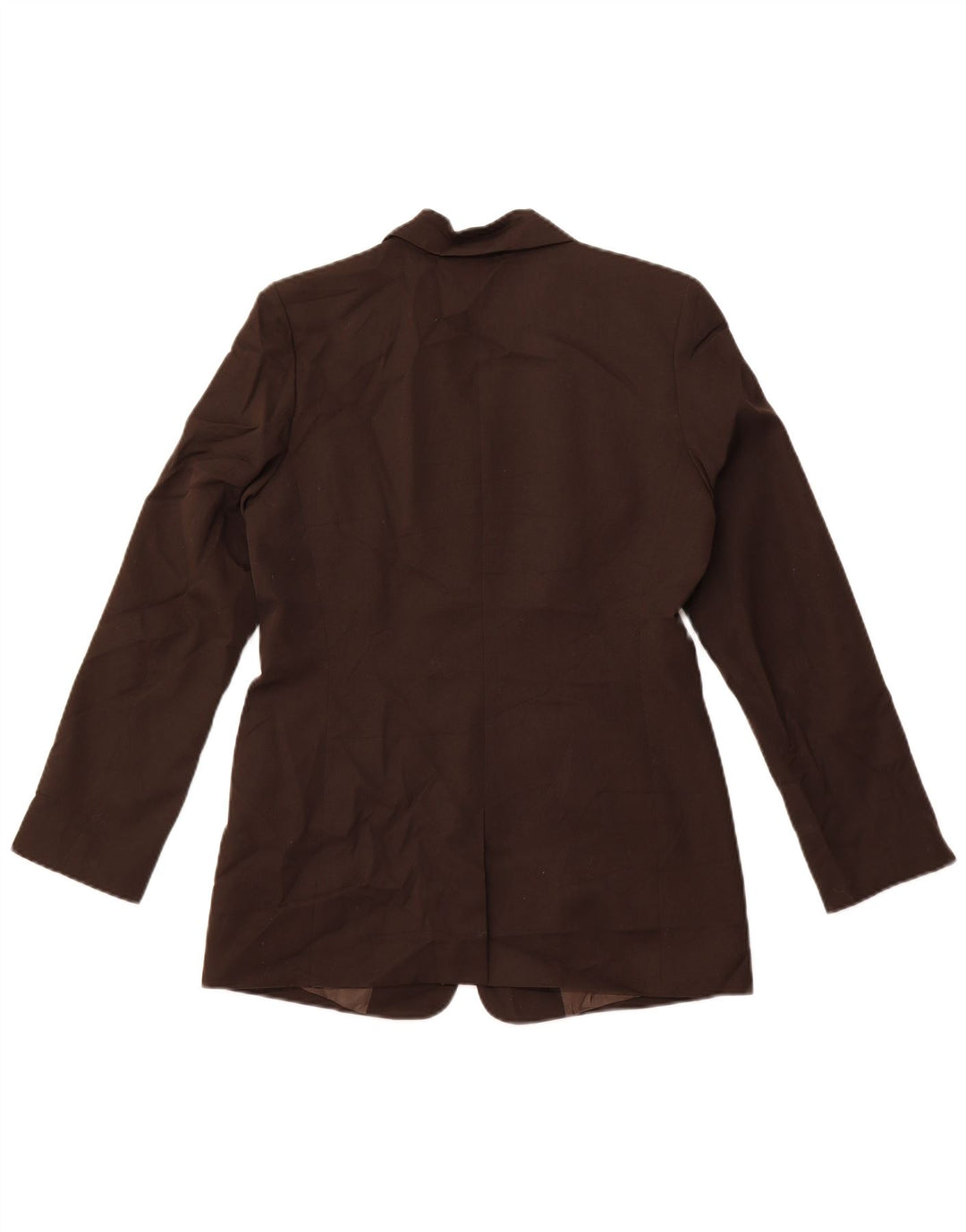 J. CREW Jaqueta blazer feminina de 4 botões EUA 6 lã marrom médio