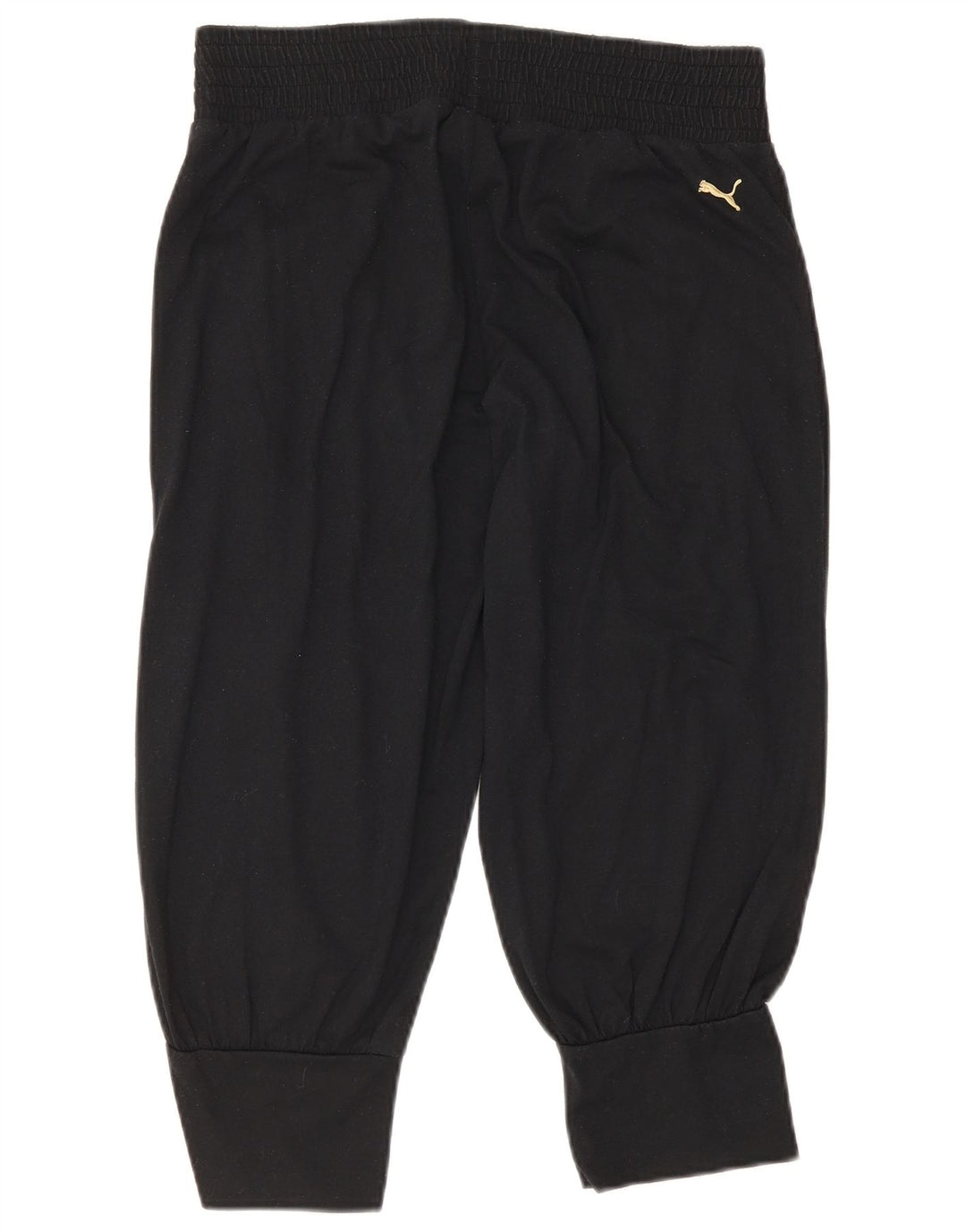 Puma Calça Capri Feminina Calça Joggers UK 12 Médio Preto Poliéster