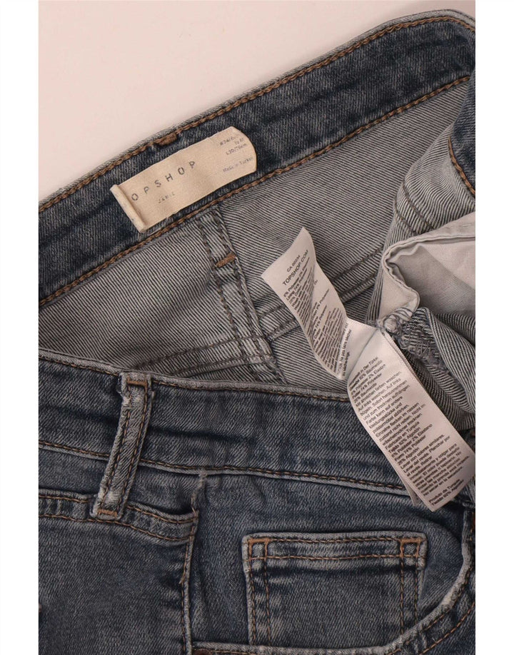 Topshop feminino Jamie Skinny Jeans W34 L25 azul poliéster