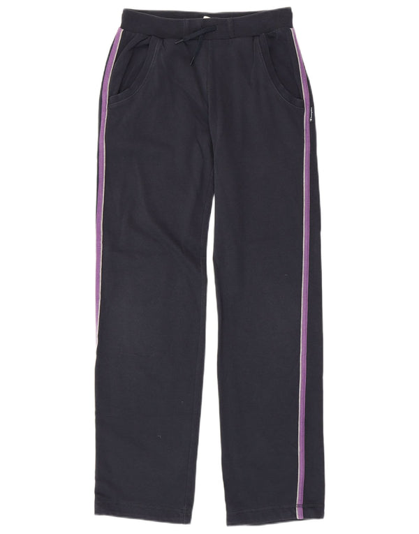 Champion Girls Tracksuit Trousers 13-14 Years XL Navy Blue Colourblock