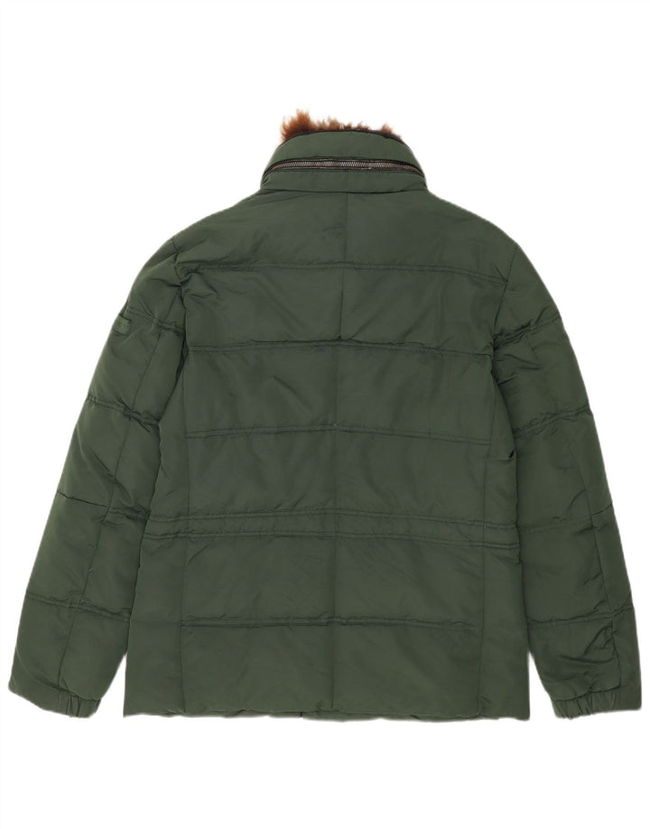 Jaqueta acolchoada masculina PEUTEREY UK 36 poliamida verde pequena