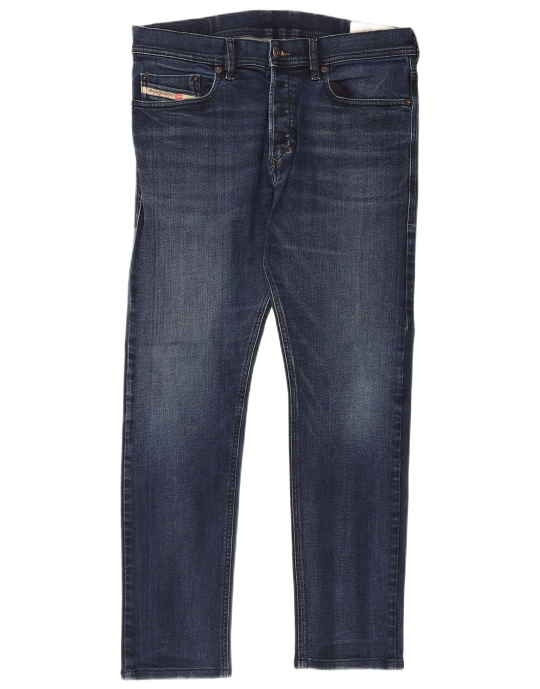 Diesel Mens Tepphar Carrot Slim Jeans W31 L30 Azul Algodão