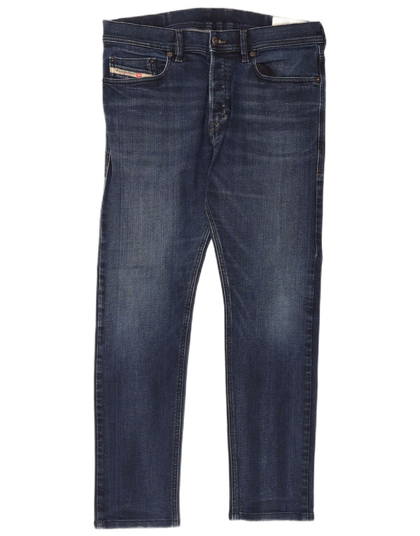 Diesel Mens Tepphar Carrot Slim Jeans W31 L30 Azul Algodão