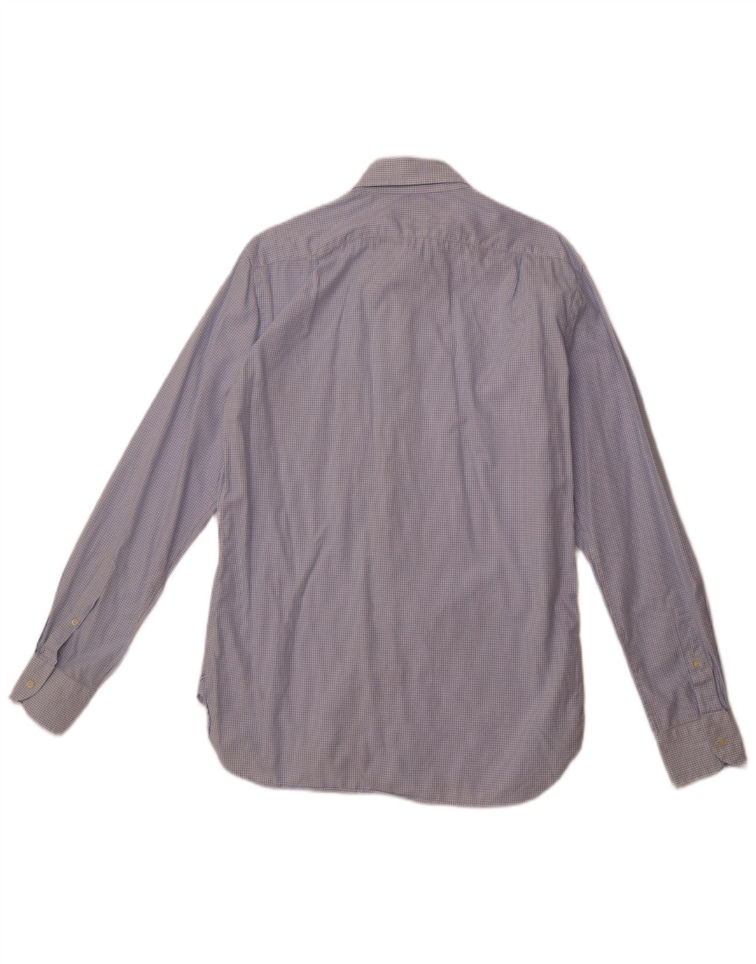 Camisa masculina BOGGI sob medida tamanho 40 15 3/4 xadrez azul médio