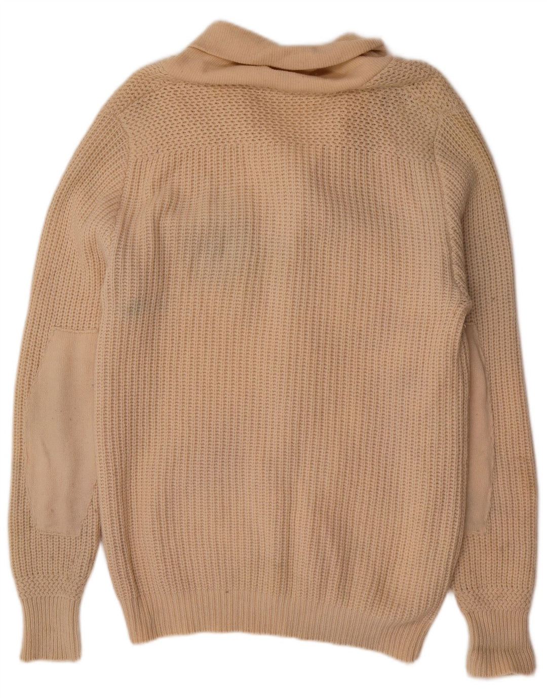 Suéter Cardigan Masculino Gas XL Lã Bege
