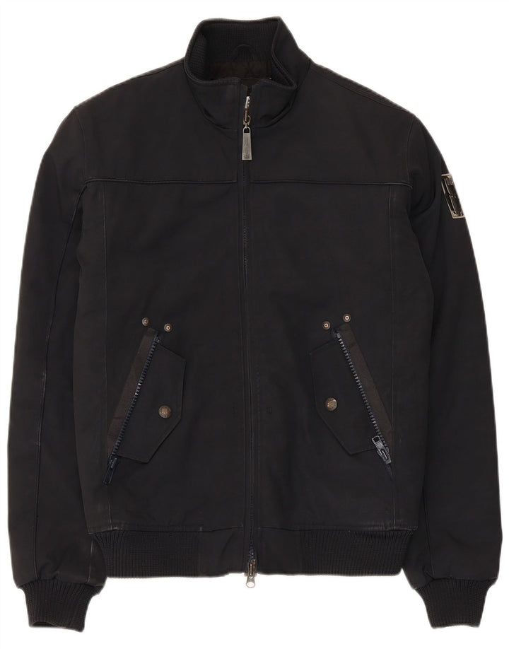 Jaqueta bomber masculina acolchoada Bomboogie UK 38 poliéster preto médio