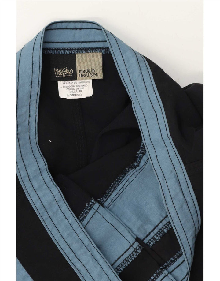 Shorts de natação masculino Mossimo pequeno preto colorblock nylon