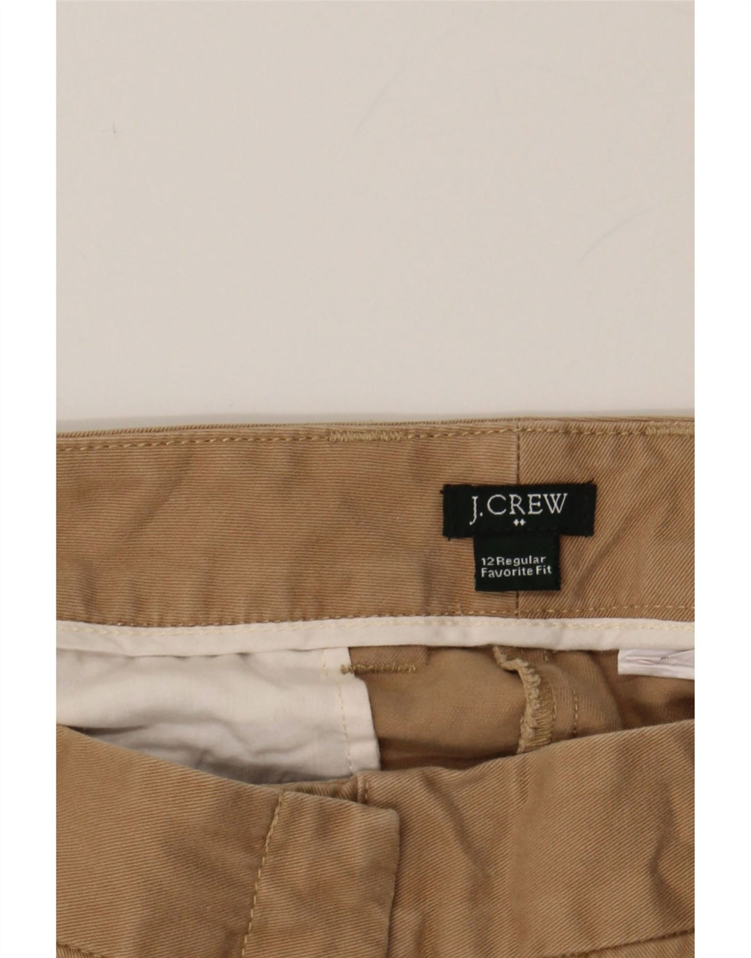 J. CREW Womens Regular Casual Trousers US 12 Large W34 L32 Beige Vintage J. Crew and Second-Hand J. Crew from Messina Hembry 