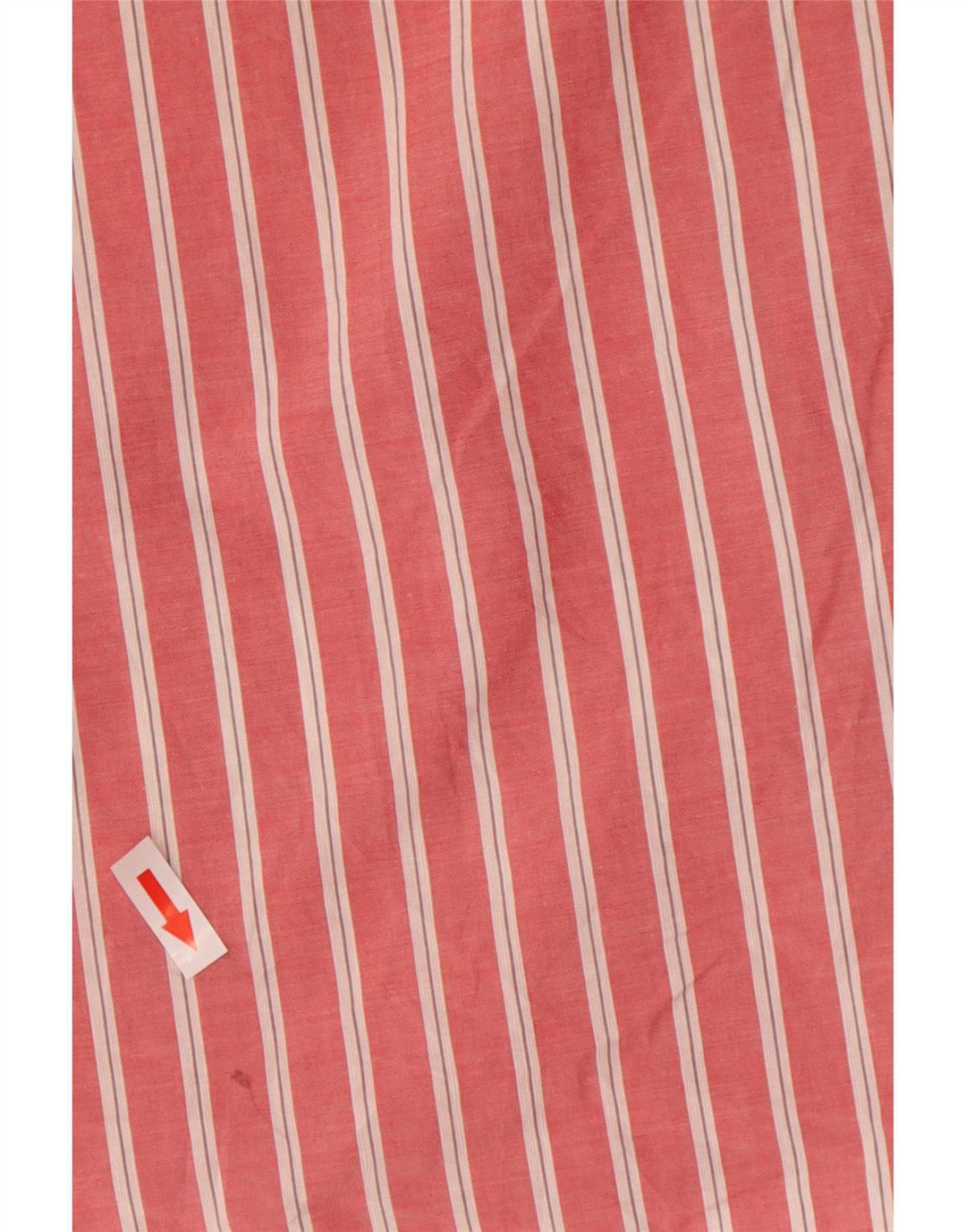 Camisa masculina Massimo Dutti grande listrada vermelha