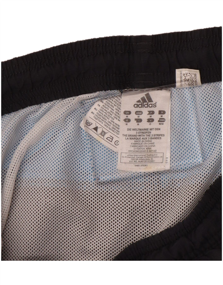 Shorts esportivos masculinos ADIDAS médio azul marinho colorblock poliéster