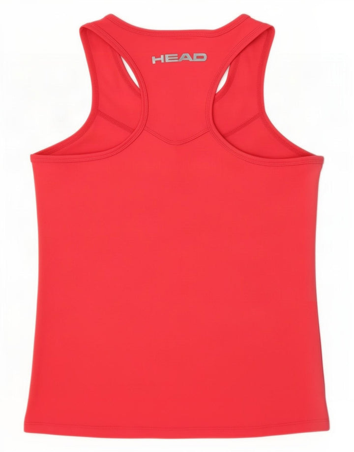 HEAD Womens Vest Top UK 8 Pequeno Poliéster Rosa