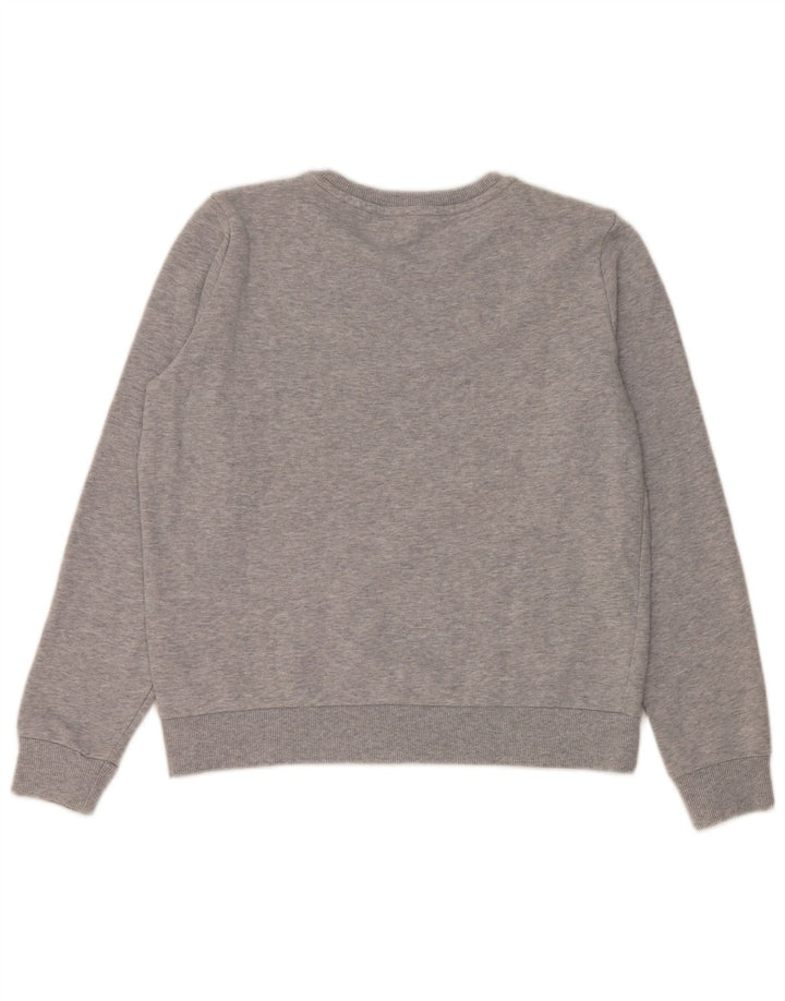 Suéter gráfico feminino Armani Exchange Reino Unido 16 grande algodão cinza