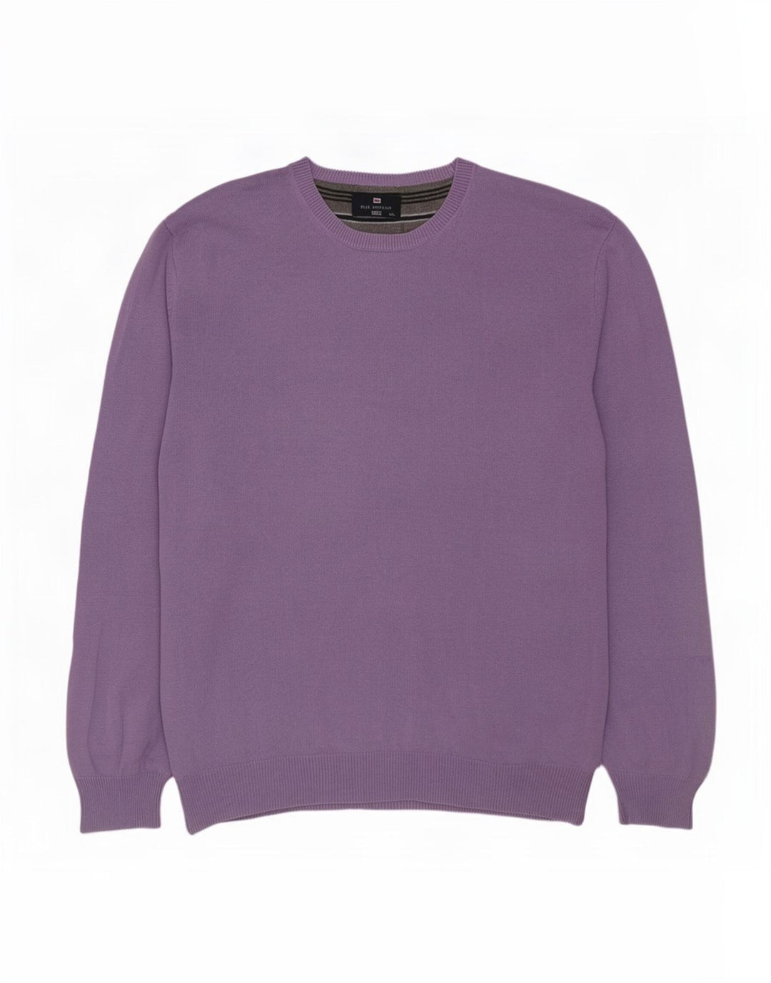 Suéter masculino Marks & Spencer Blue Harbor com gola redonda 2XL roxo