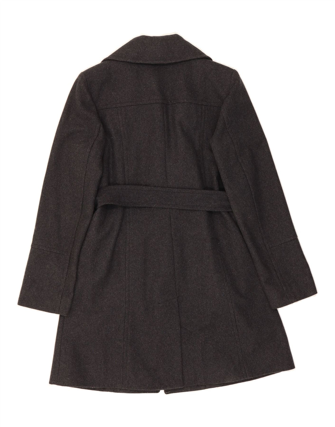 MICHAEL KORS Womens Overcoat US 4 Small Grey Wool Vintage Michael Kors and Second-Hand Michael Kors from Messina Hembry 
