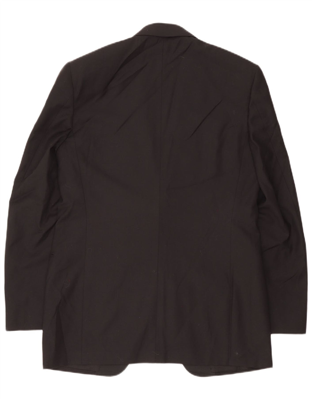 Jaqueta masculina Canali Longline 1 botão Blazer IT 48 lã virgem preta média