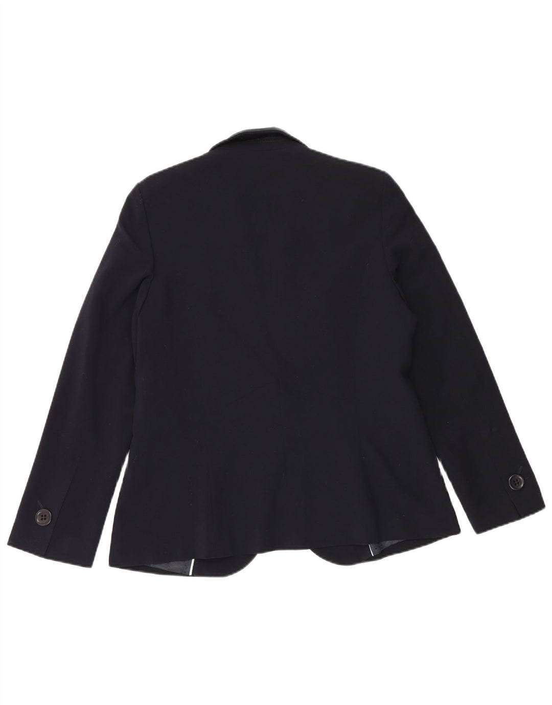 Jaqueta blazer feminina Marks & Spencer com 1 botão Reino Unido 16 grande azul marinho
