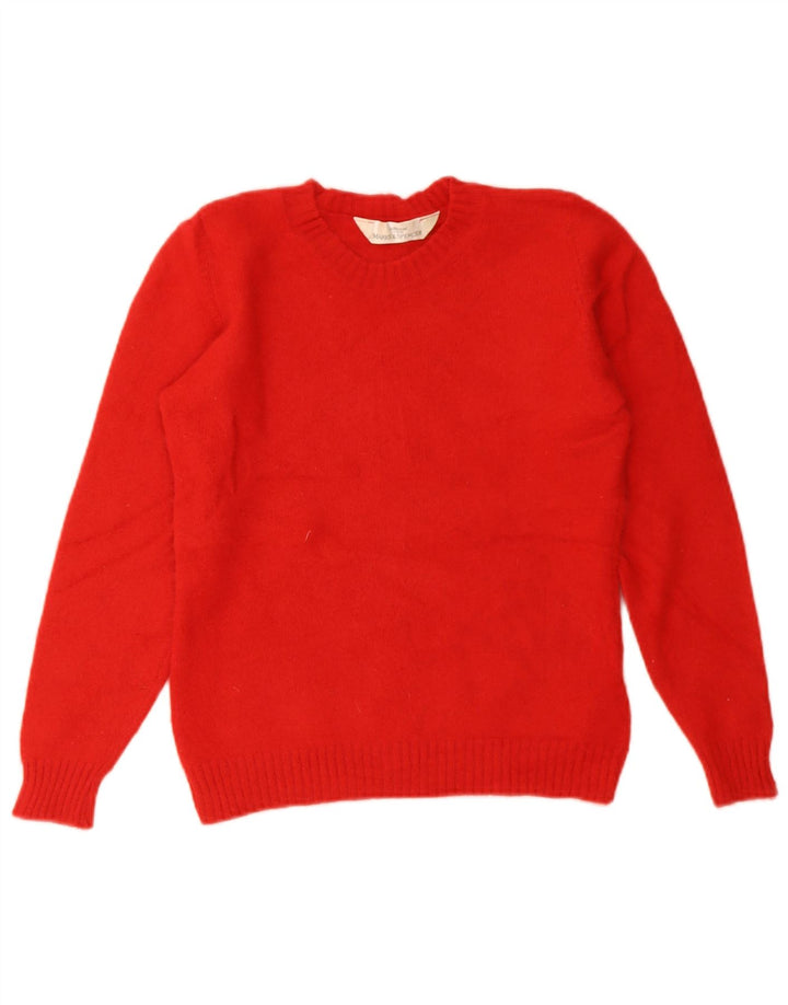 Suéter feminino Marks & Spencer com gola redonda e gola redonda Reino Unido 8 pequeno vermelho