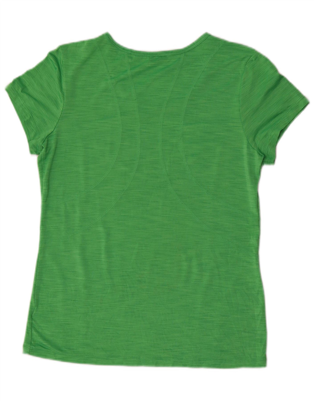 Camiseta feminina Reebok Top UK 12 Poliéster manchado verde médio