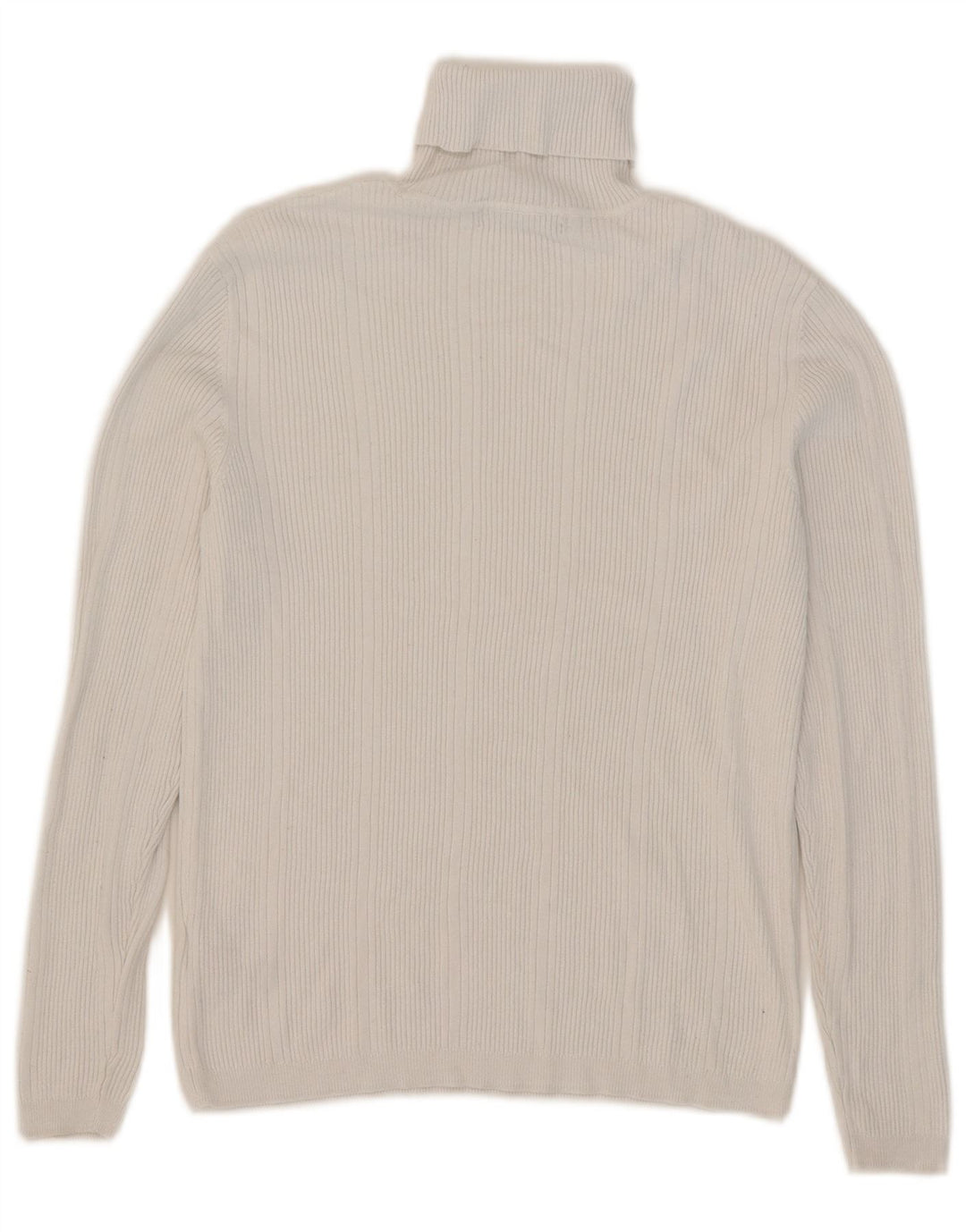 Suéter feminino Marks & Spencer com gola redonda e viscose branca média Reino Unido 12