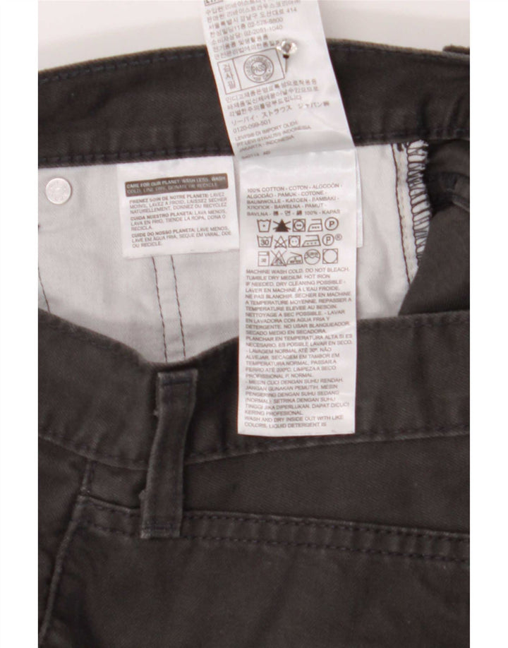 Levi's Masculino 505 Straight Jeans W30 L30 Cinza Algodão