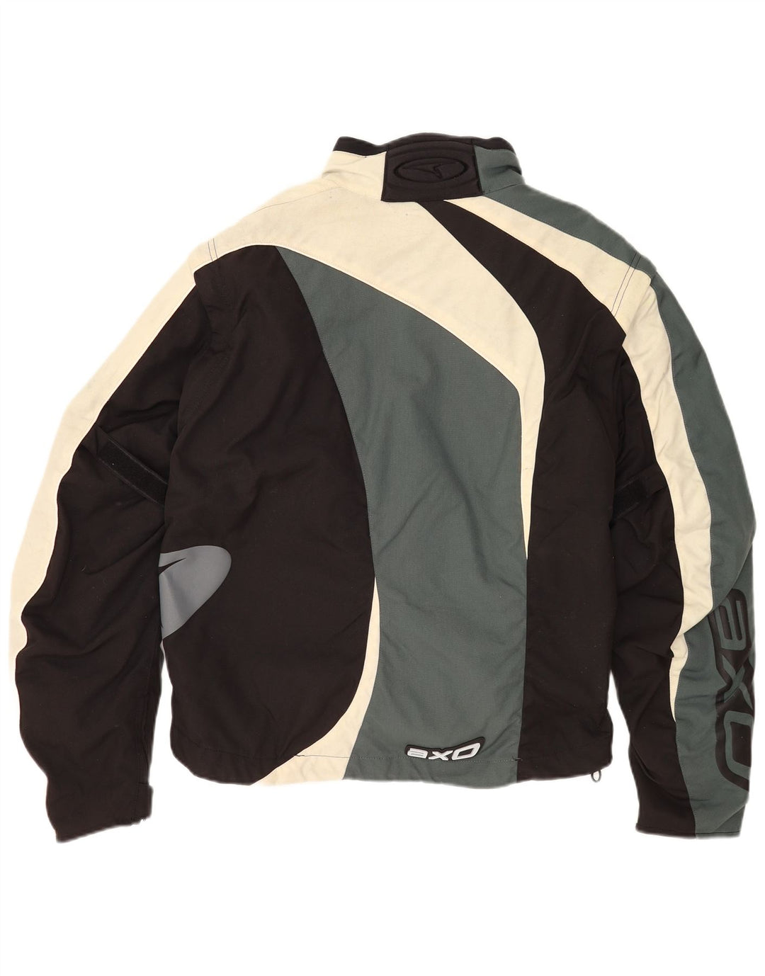 Jaqueta masculina AXO Graphic Racer UK 44 2XL poliéster colorblock preto