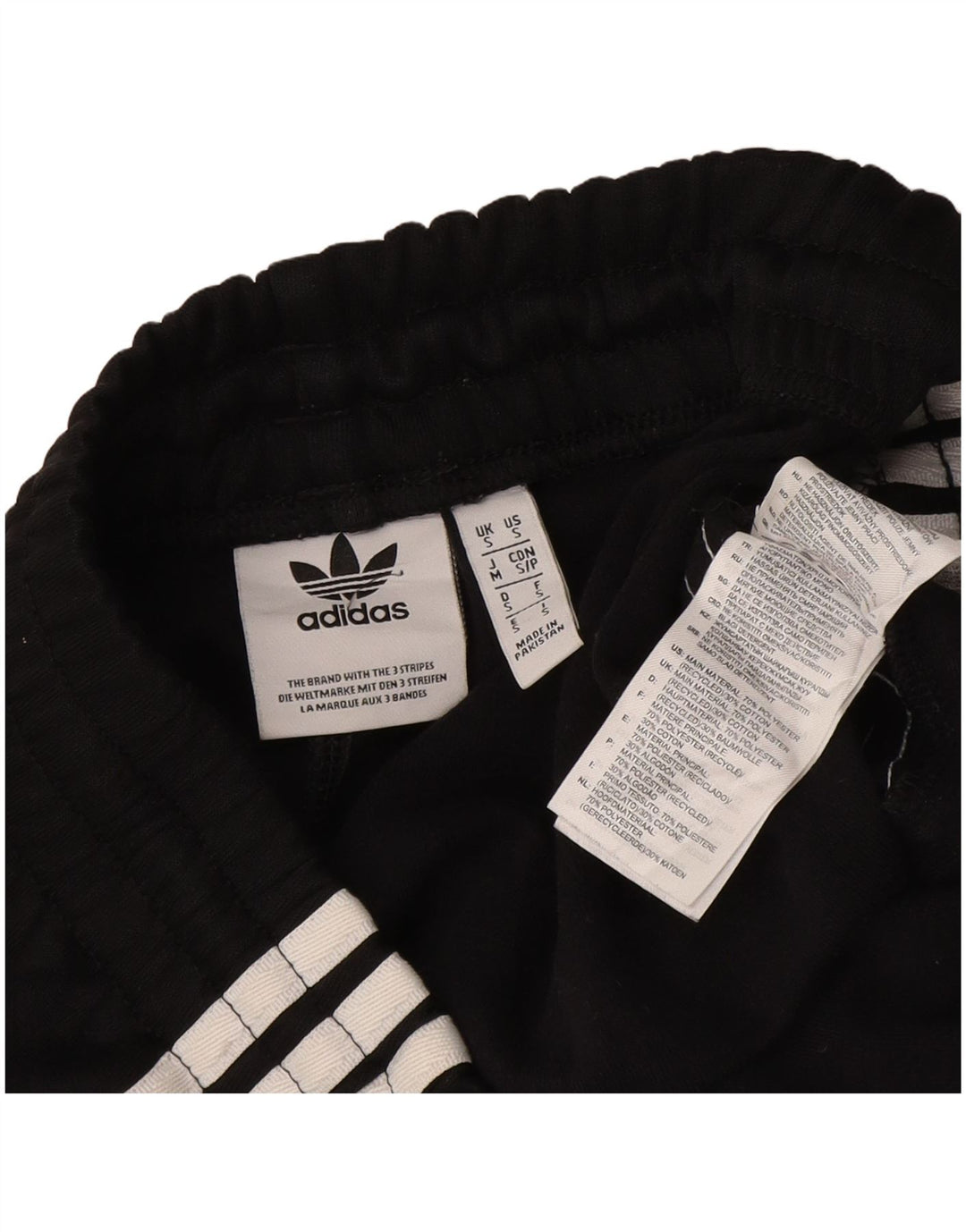 Adidas Mens Treino Calças Joggers Pequeno Poliéster Preto