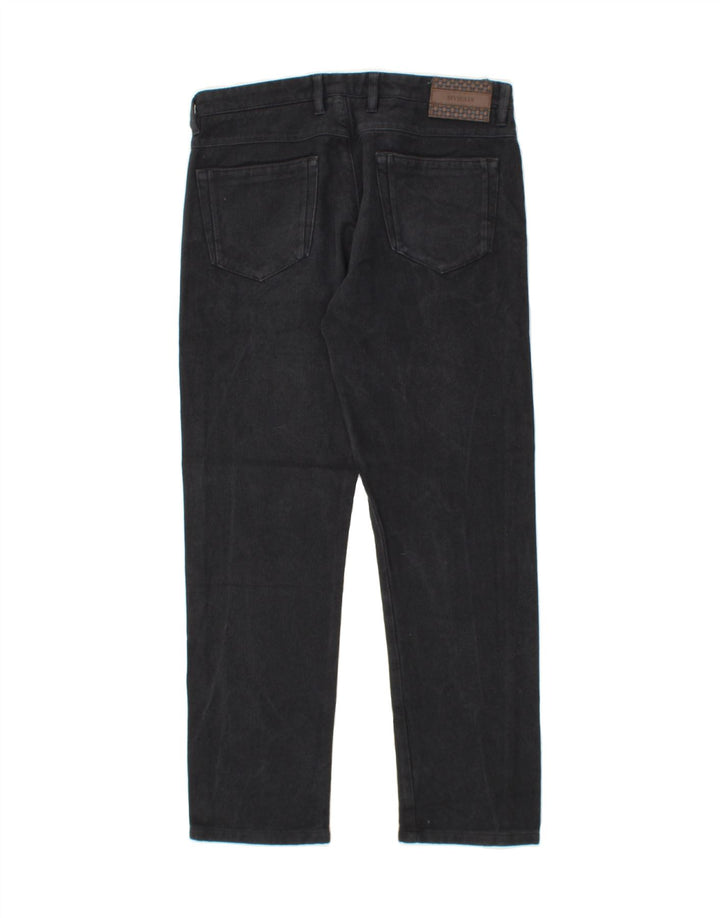 SIVIGLIA Mens Slim Casual Trousers W33 L29 Grey Cotton Vintage SIVIGLIA and Second-Hand SIVIGLIA from Messina Hembry 