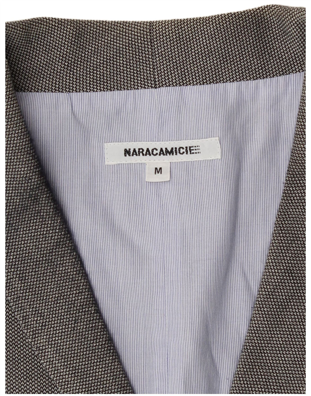 Colete masculino Naracamicie algodão cinza médio