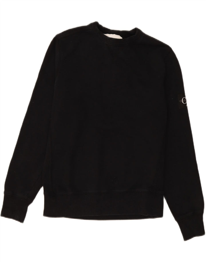 Calvin Klein moletom masculino jumper XS algodão preto