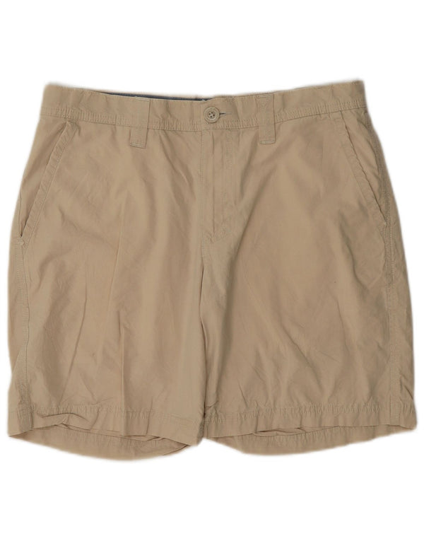 Columbia Mens Chino Shorts W30 Algodão Bege Médio