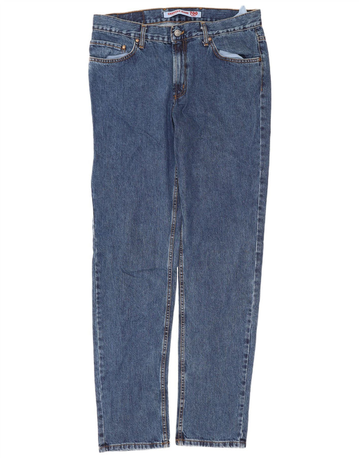 Carrera Mens 700 Regular Fit Straight Jeans W36 L33 Azul Algodão