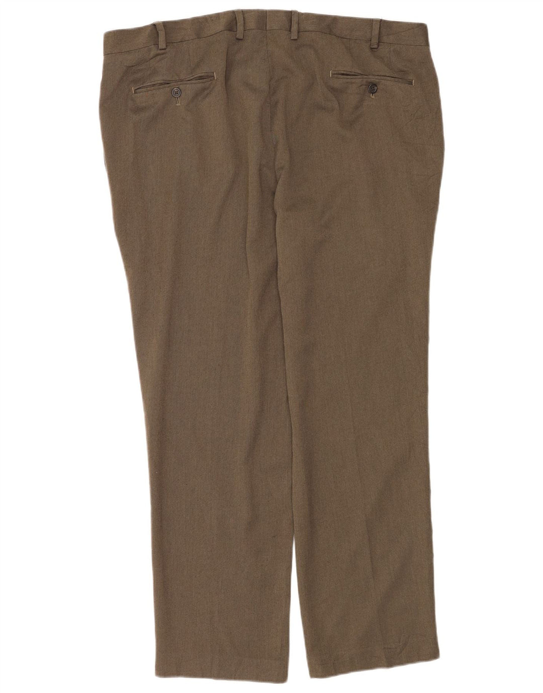 Calça masculina Ralph Lauren de terno reto W40 L30 cinza poliéster